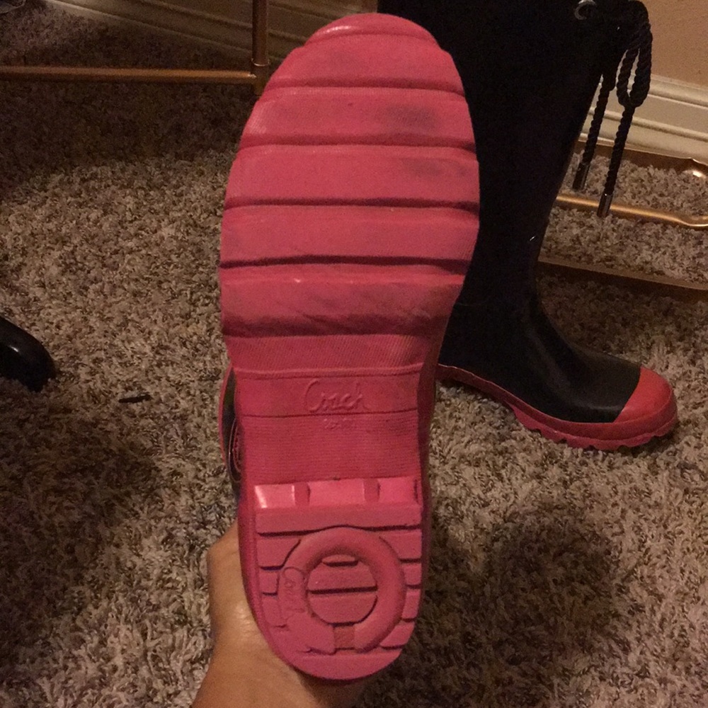 Coach “poppy love” rain boots - Picture 3 of 3